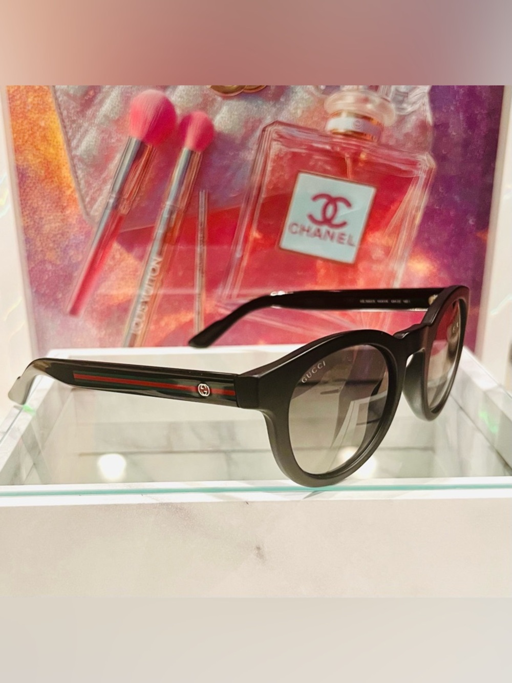 GUCCI Bio Based Round Gradient Sunglasses GG 3653/S EUC - Picture 7 of 14